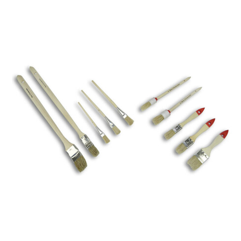Pinselset 10tlg. Maler-/Lackier- Heizkörperpinsel Emaillepinsel