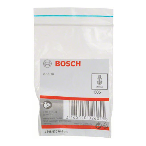 Bosch Pinza con dado di serraggio 8mm per smerigliatrice diritta, per GGS 16