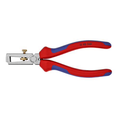 KNIPEX Spelafili universale 11 02 160 con molla di apertura, bonderizzata nera, 160mm