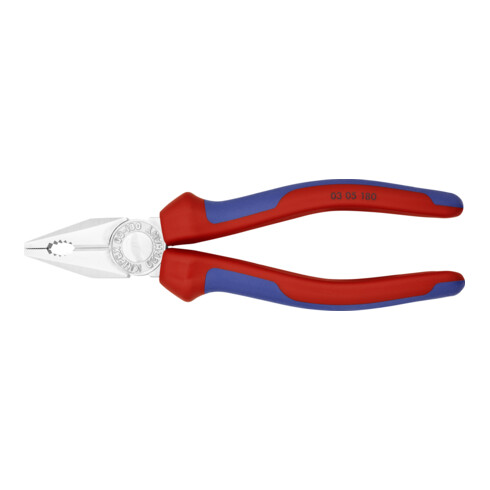 KNIPEX Pinza universale cromata, impugnatura multicomponente