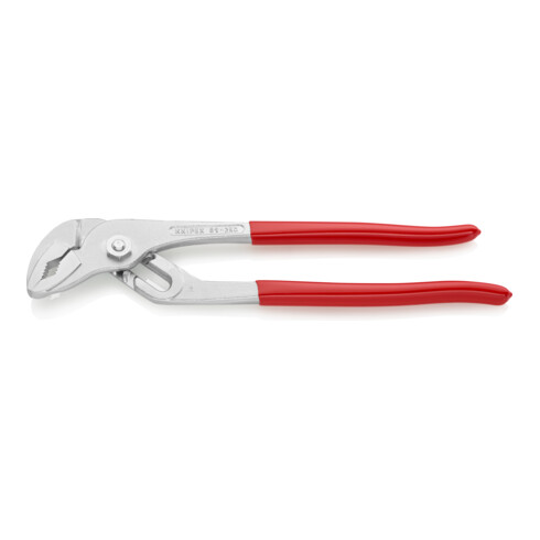 KNIPEX Pinza regolabile per tubi e dadi con scanalatura di guida fresate, cromata, con rivestimento in plastica, 250mm