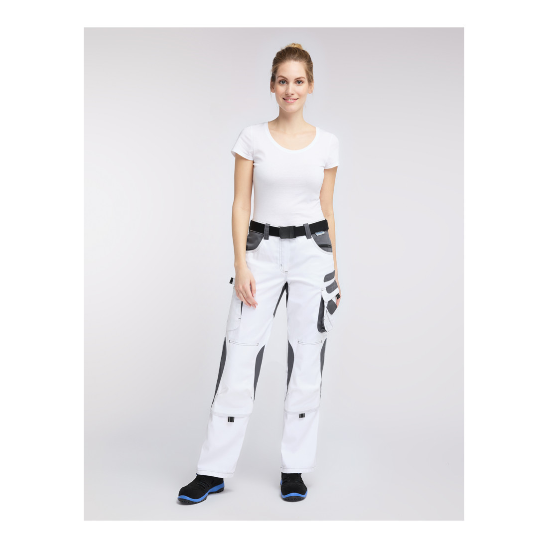 Pionier Bundhose Damen TOOLS, weiß/grau