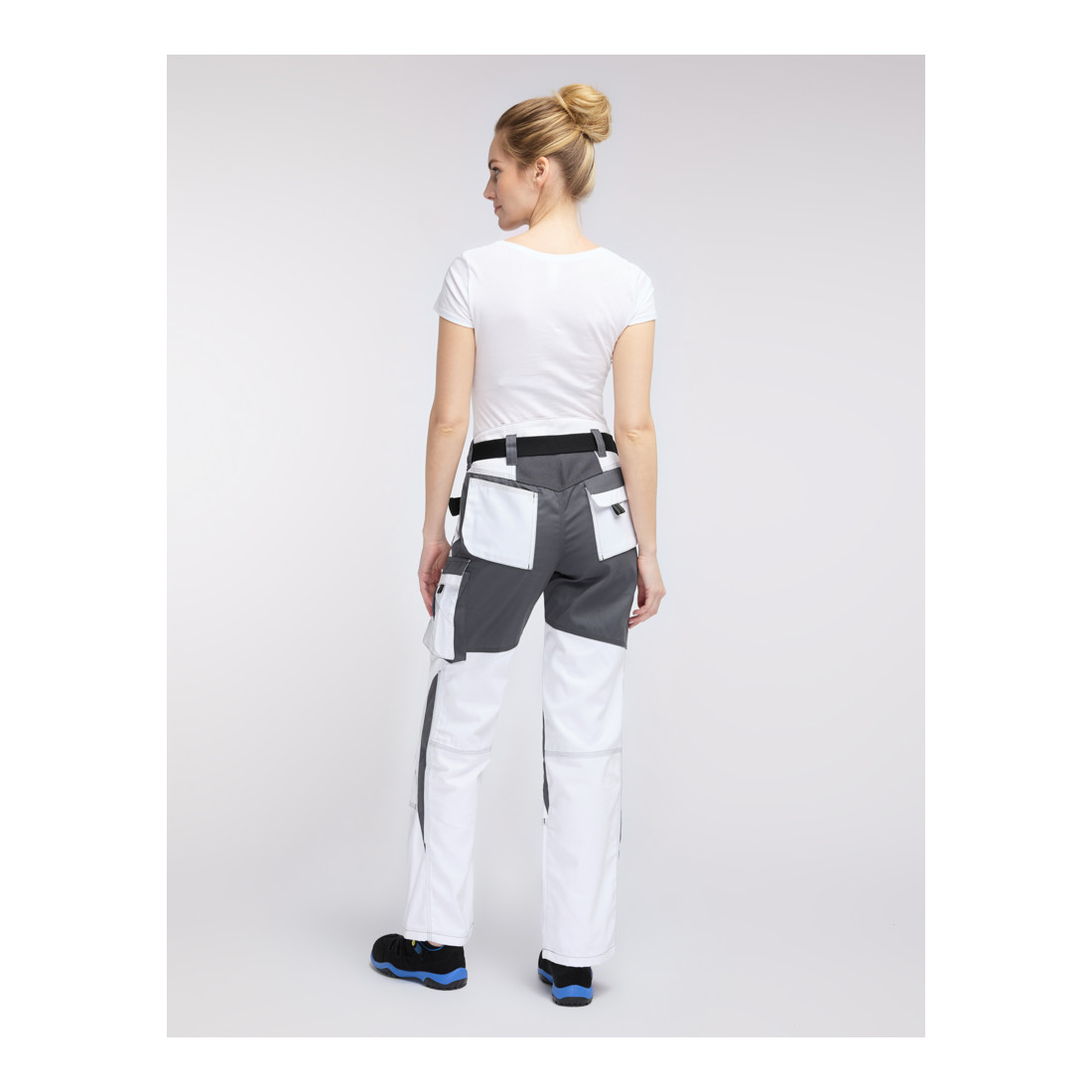 Pionier Bundhose Damen TOOLS, weiß/grau