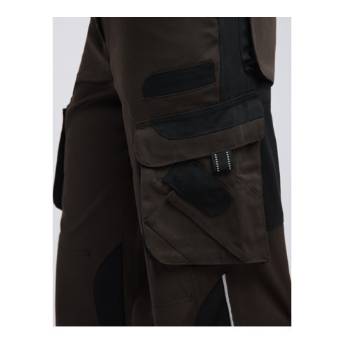 Pionier Bundhose Damen TOOLS, braun/schwarz
