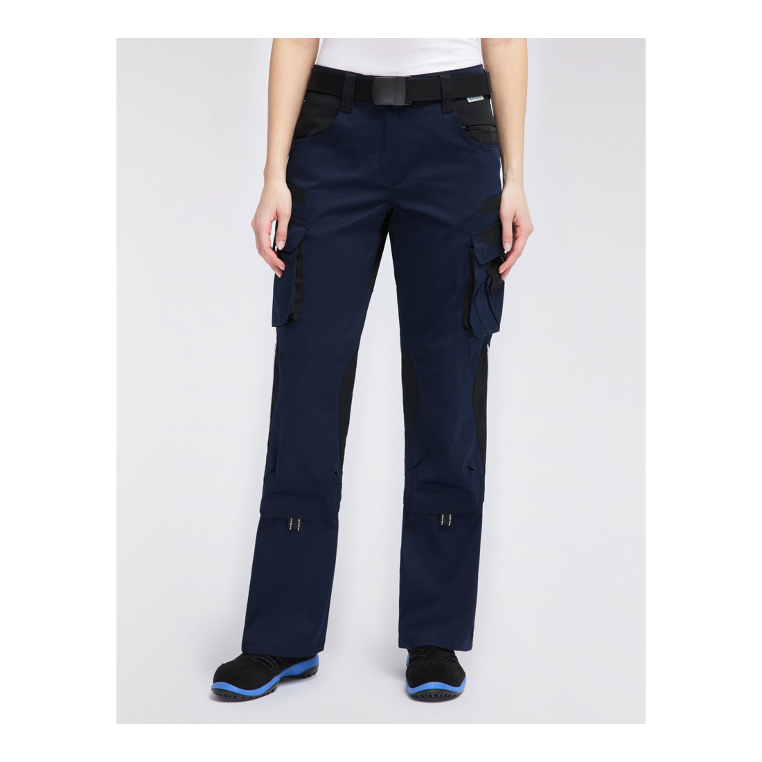 Pionier Bundhose Damen TOOLS, 285 g/m², marine/schwarz, Gr. 48