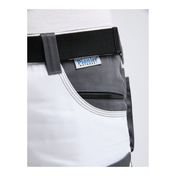 Pionier Bundhose Damen TOOLS, weiß/grau