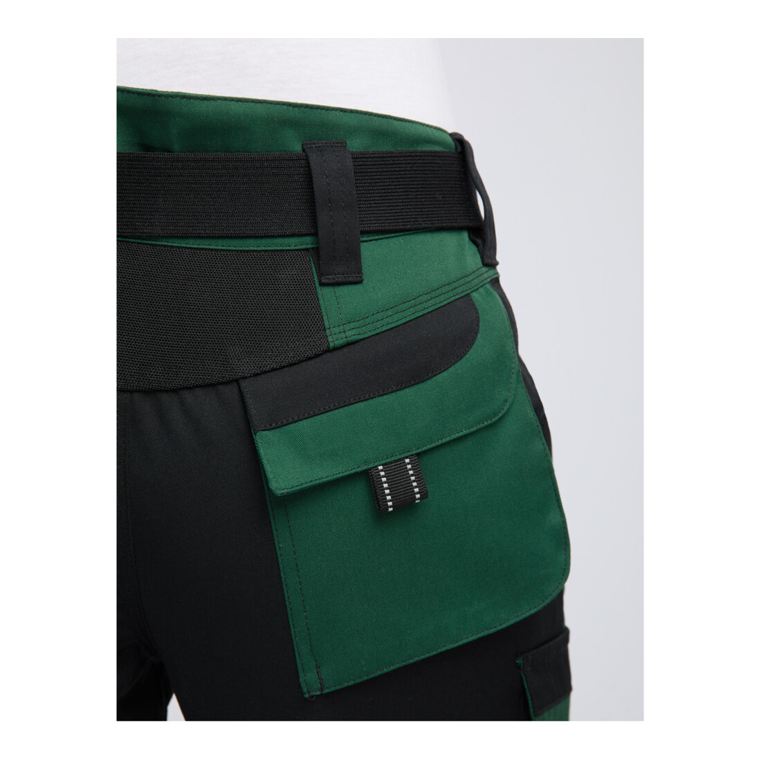 Pionier Bundhose Damen TOOLS PLUS, grün/schwarz