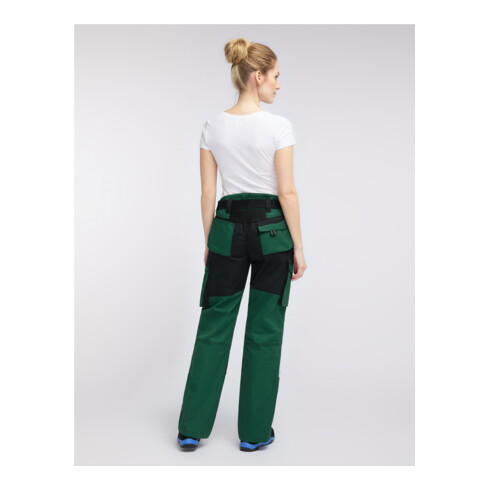 Pionier Bundhose Damen TOOLS PLUS, grün/schwarz