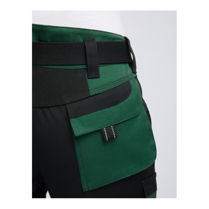 Pionier Bundhose Damen TOOLS PLUS, 285 g/m², grün/schwarz, Gr. 44