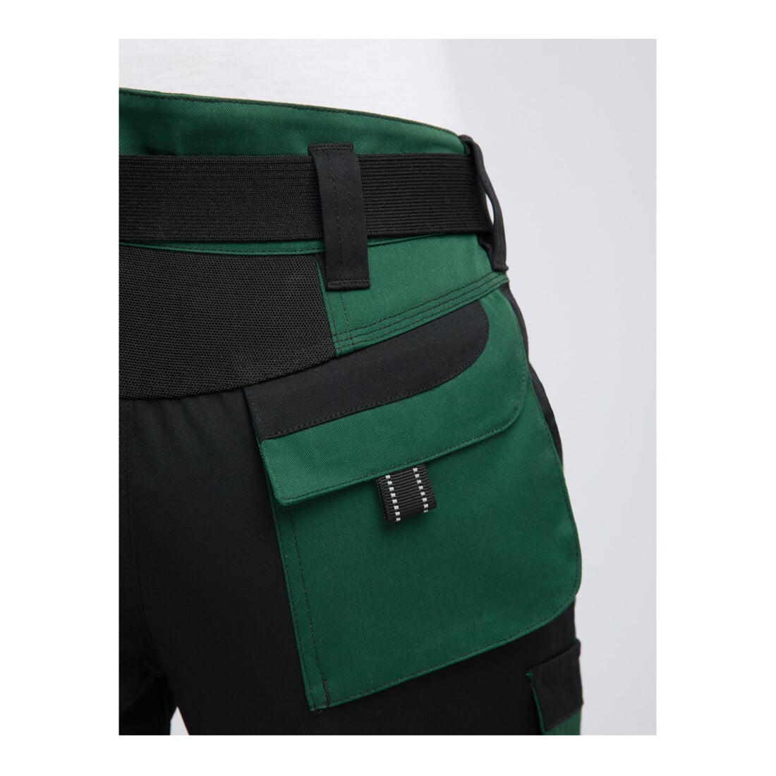 Pionier Bundhose Damen TOOLS PLUS, grün/schwarz