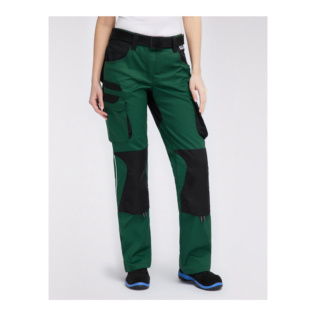Pionier Bundhose Damen TOOLS PLUS, grün/schwarz