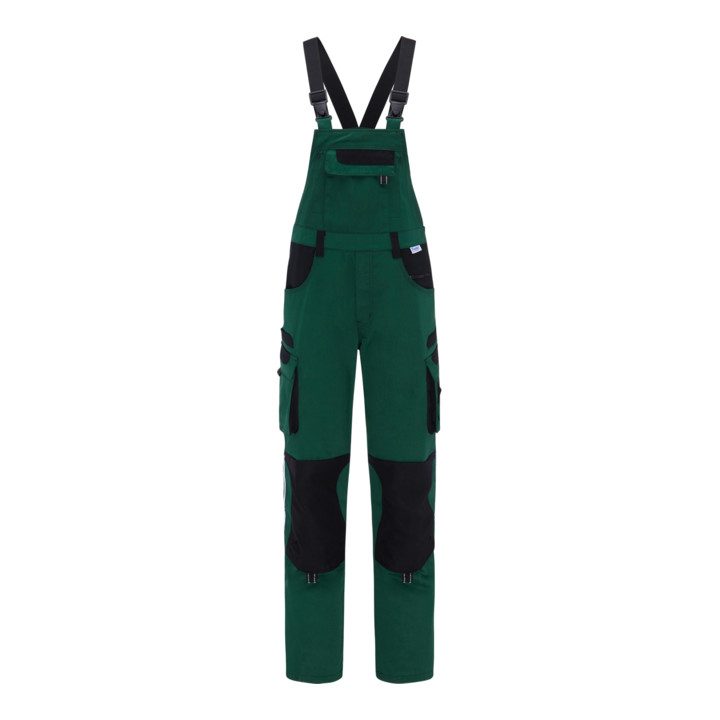 Pionier Latzhose TOOLS PLUS, grün/schwarz