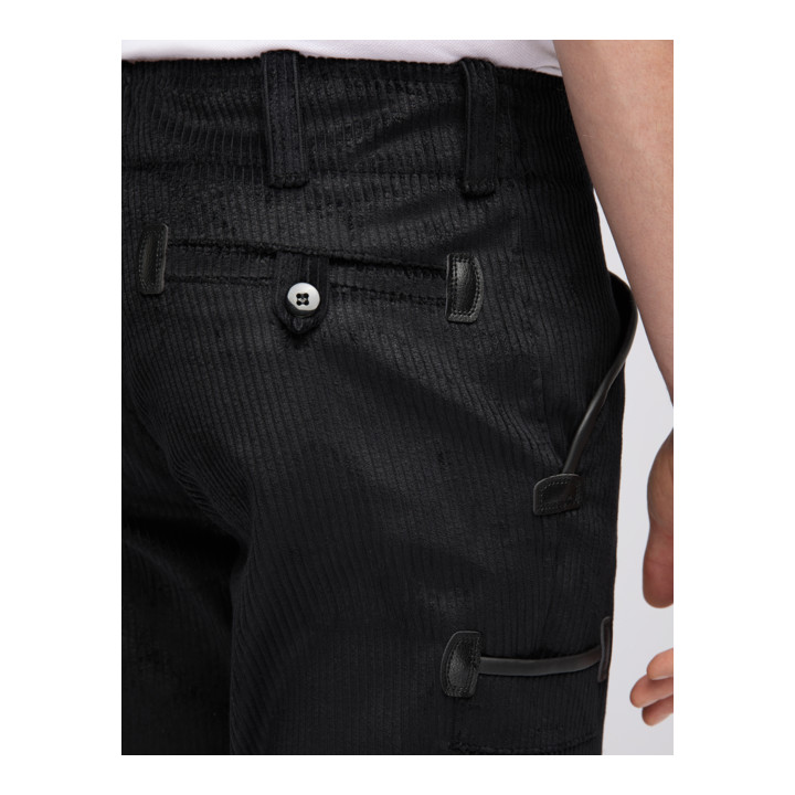 Pionier Zunfthose mit Schlag, Trenker Garantiecord, schwarz, Gr. 23