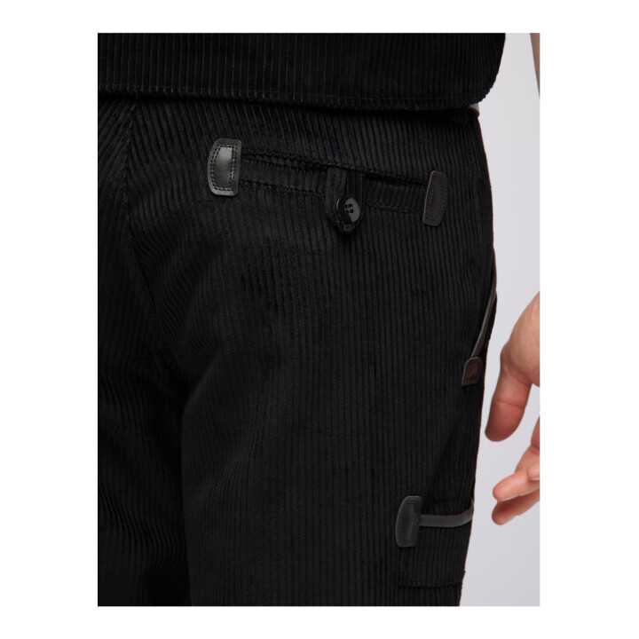 Pionier Zunfthose, Trenker Garantiecord, schwarz, Gr. 30
