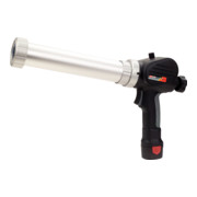 KS Tools Pistolet à cartouche sur batterie 400 ml avec 2 batteries et chargeur