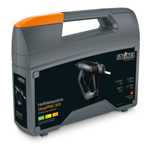 Pistolet à colle chaude GluePRO 300 KF Pouvoir adhésif env. 72 g/min 3 min 11mm