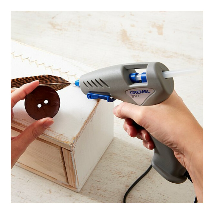 Pistolet à colle Dremel 910-3 outil compact (165 °C) avec 3 accessoires