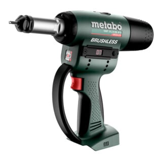 Pistolet à écrous à sertir sans fil Metabo NMP 18 LTX BL M10, metaBOX 145 M