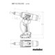 Pistolet à écrous à sertir sans fil Metabo NMP 18 LTX BL M10, metaBOX 145 M-5