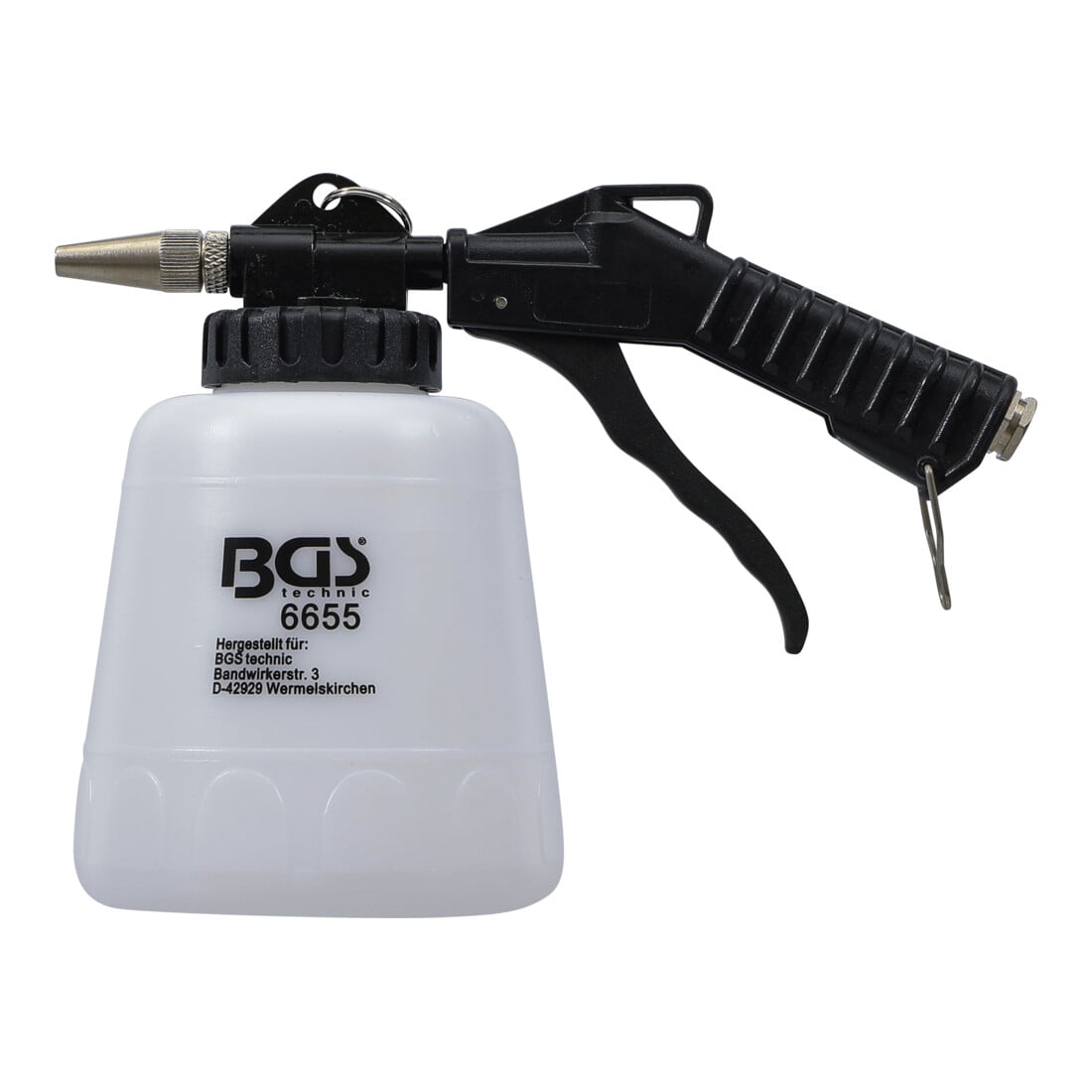 Pistolet de sablage au bicarbonate de soude à air comprimé 1 l BGS