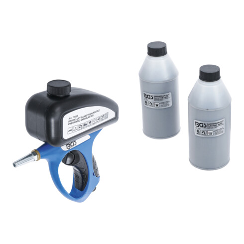 Pistolet de sablage pneumatique avec accessoires3 pièces BGS