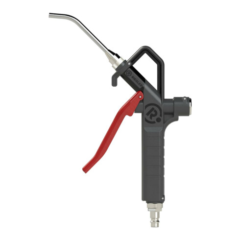 Pistolet de soufflage en plastique Riegler, buse à tige, raccordable par le bas, G 1/4 FF