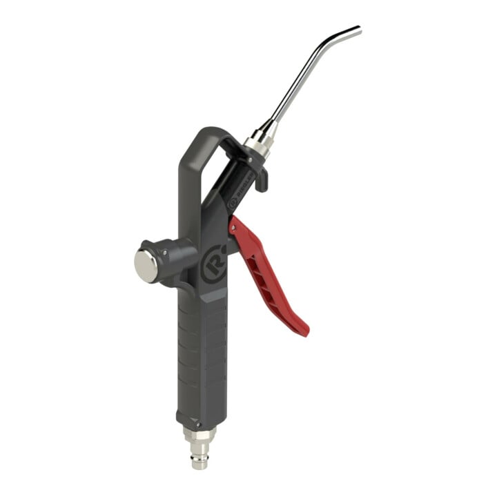 Pistolet de soufflage en plastique Riegler, buse à tige, raccordable par le haut, G 1/4 FF