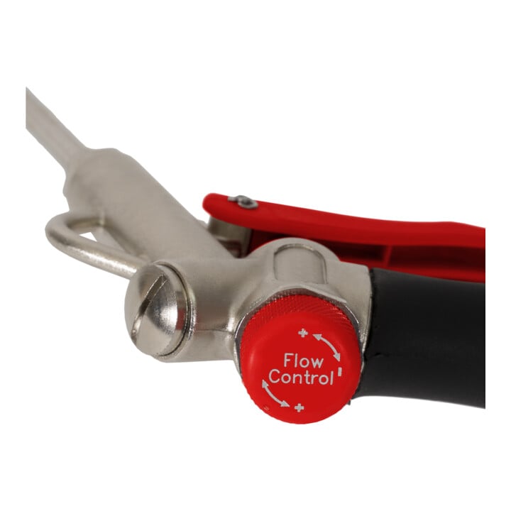 Pistolet de soufflage STIER avec buse remplaçable et FlowControl