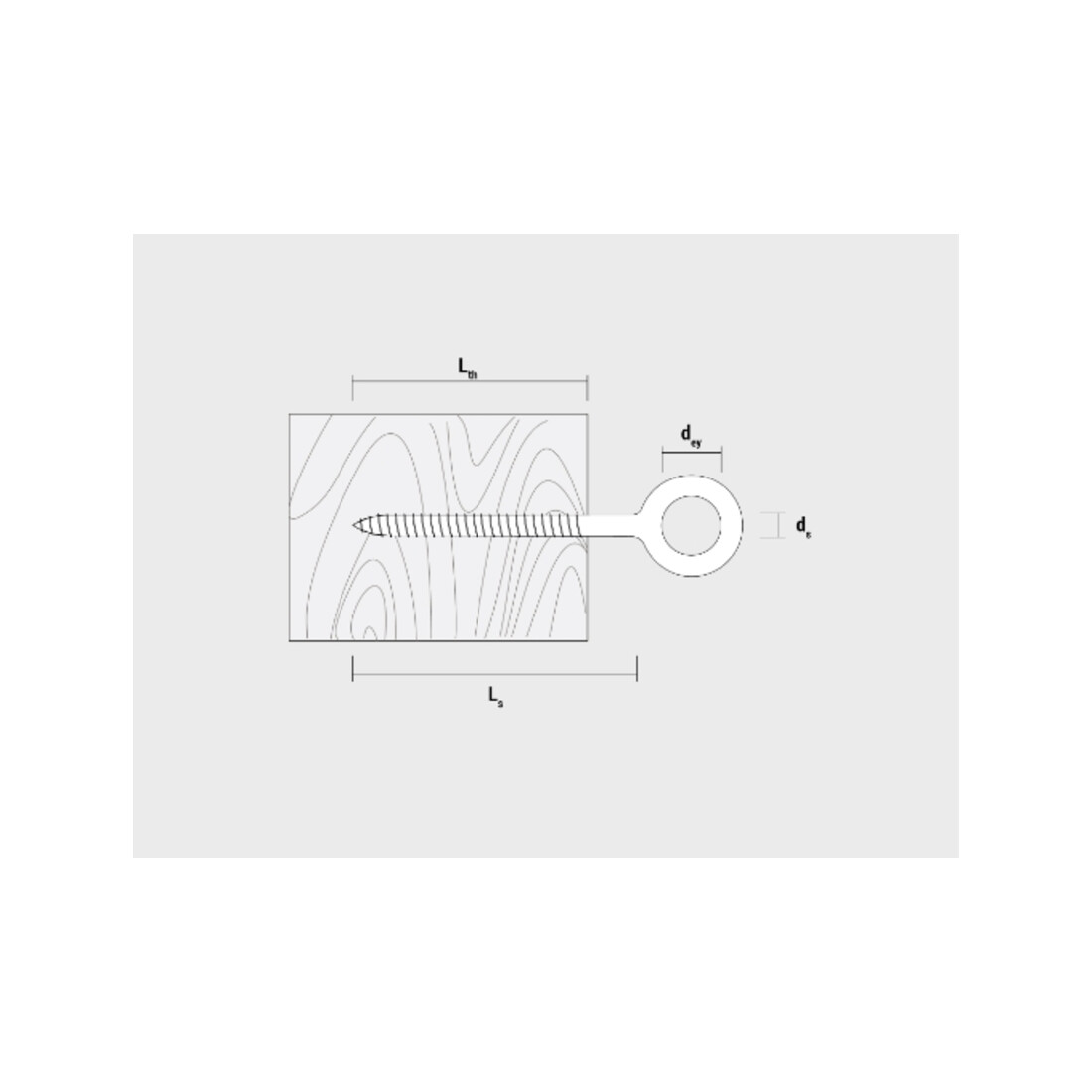 Boulon à oeil CELO OES diamètre 12 mm