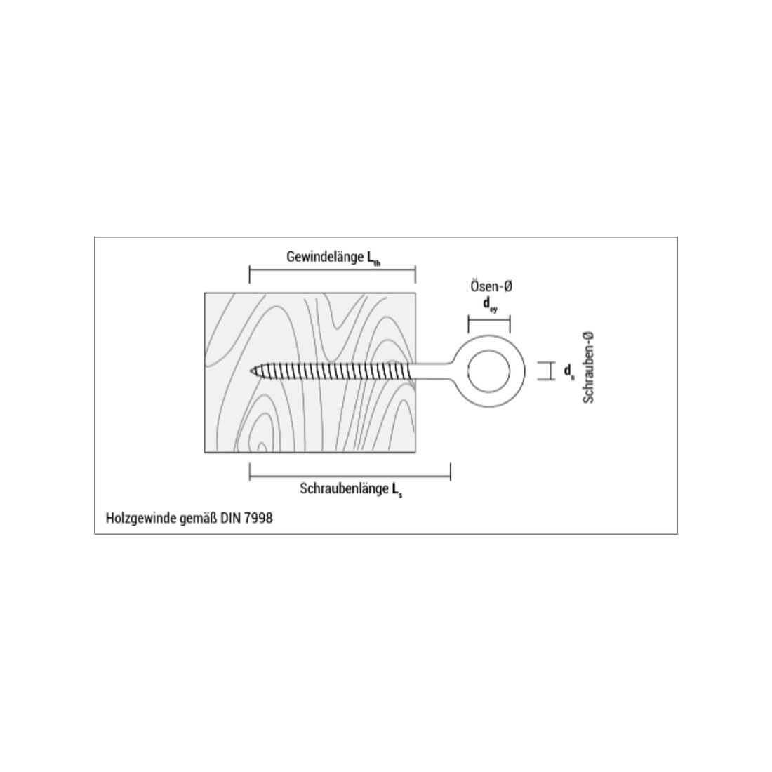 Boulon à oeil CELO OES diamètre 12 mm