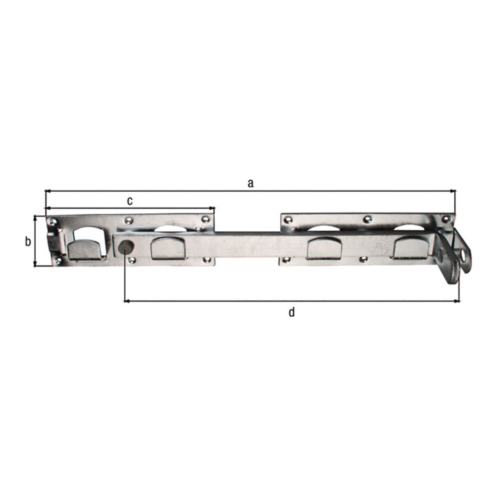 Pivotement de porte double G/D utilisable 430x70x180x180x333mm Trou-D.5mm 12 GAH