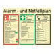 Plan d'alarme/urgence ASR A1.3/DIN EN ISO 7010/DIN 67510 L620×I480mm Ku.-1