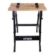 Plan de travail et table de serrage repliable STIER, 100 kg-4