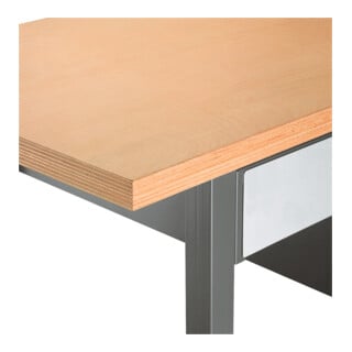 Plan de travail Kraftwerk 2000x700 mm, hêtre multiplex 40 mm, 32 KG
