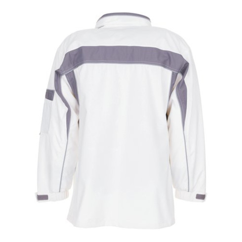 Planam Allwetterjacke Plaline weiß/zink