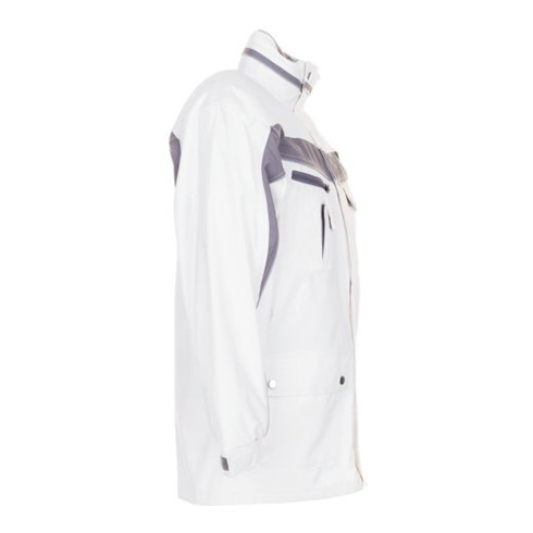 Planam Allwetterjacke Plaline weiß/zink