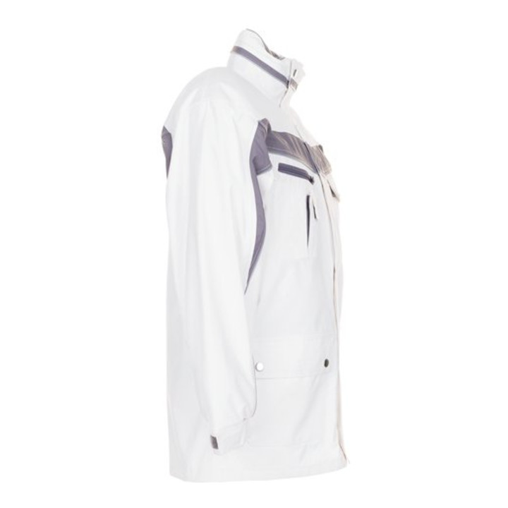 Planam Allwetterjacke Plaline weiß/zink