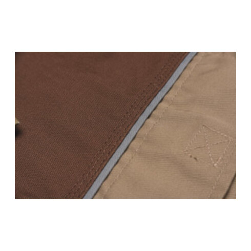 Planam Weste Highline khaki/braun/zink
