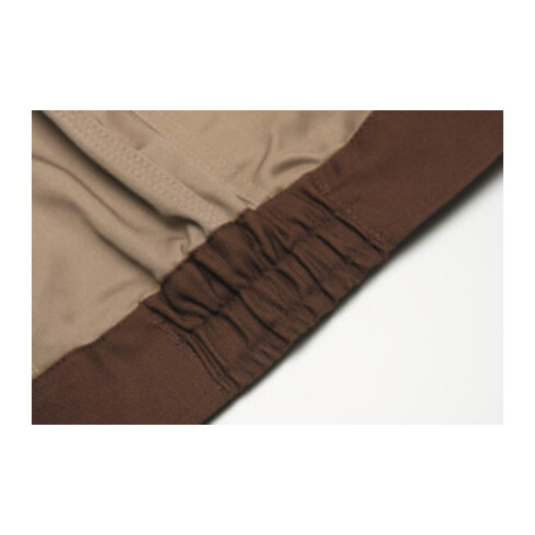 Planam Weste Highline khaki/braun/zink
