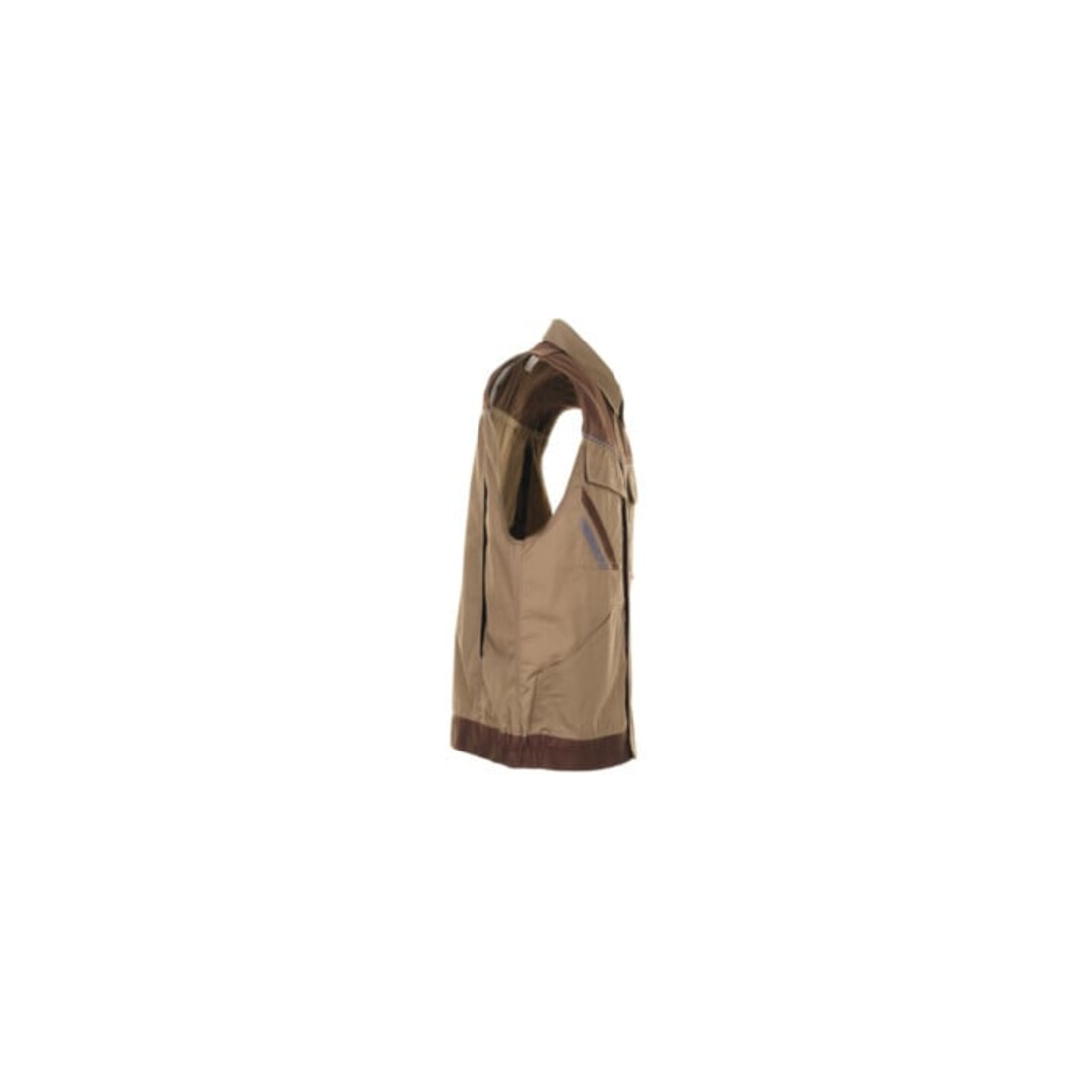 Planam Weste Highline khaki/braun/zink
