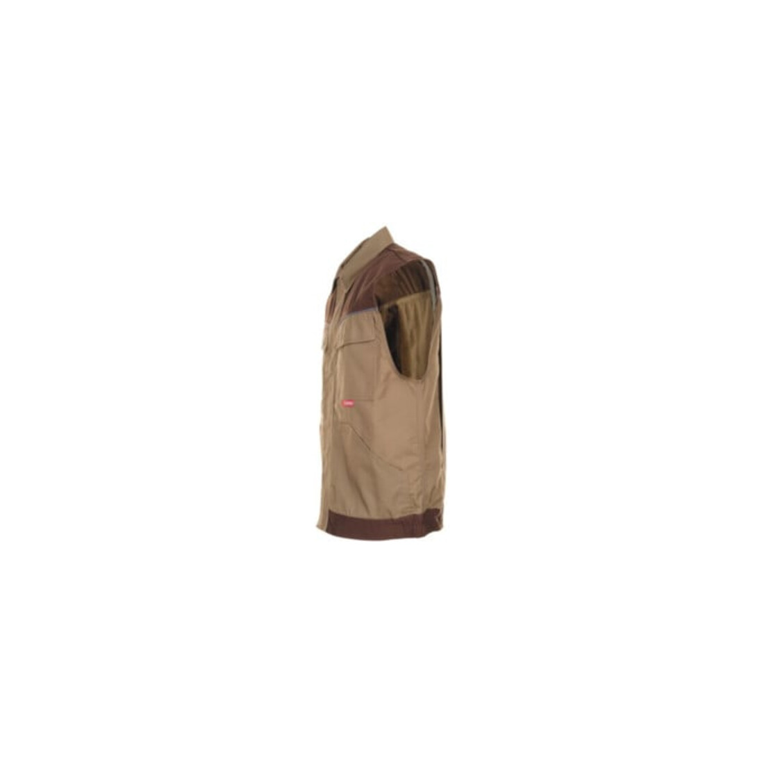Planam Weste Highline khaki/braun/zink