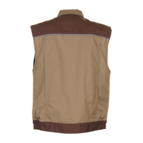 Planam Weste Highline khaki/braun/zink