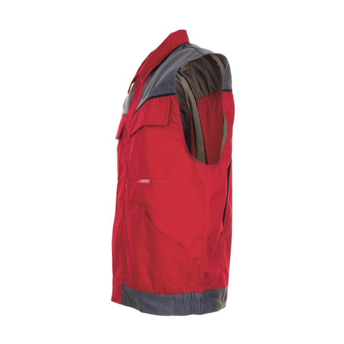 Planam Weste Highline rot/schiefer/schwarz