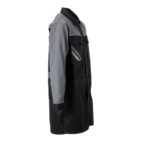 Planam Berufsmantel Highline schwarz/schiefer/zink