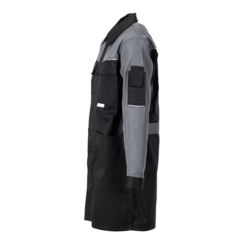 Planam Berufsmantel Highline schwarz/schiefer/zink