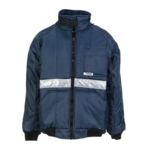Blouson pour chambre froide Planam marine, doublure rouge