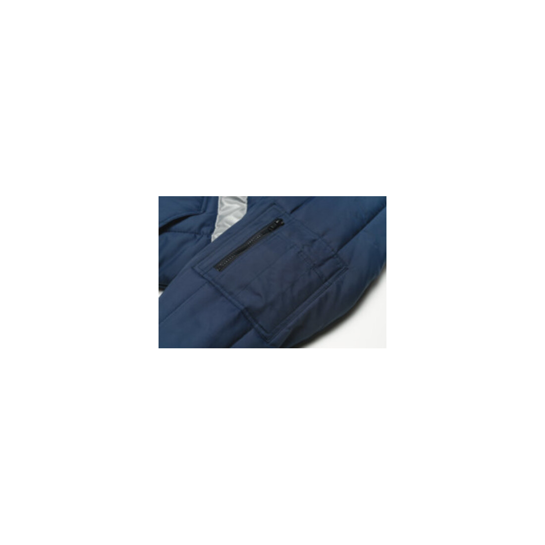 Blouson pour chambre froide Planam marine, doublure rouge