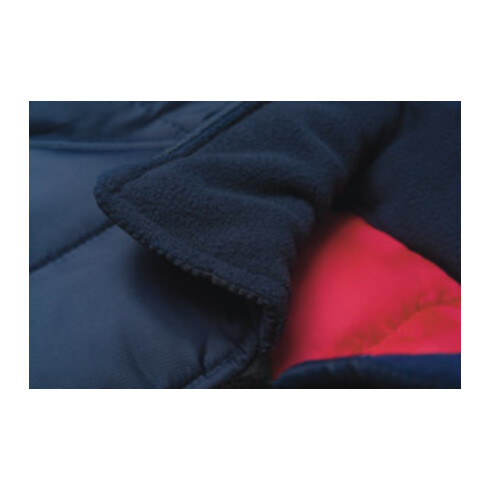 Blouson pour chambre froide Planam marine, doublure rouge