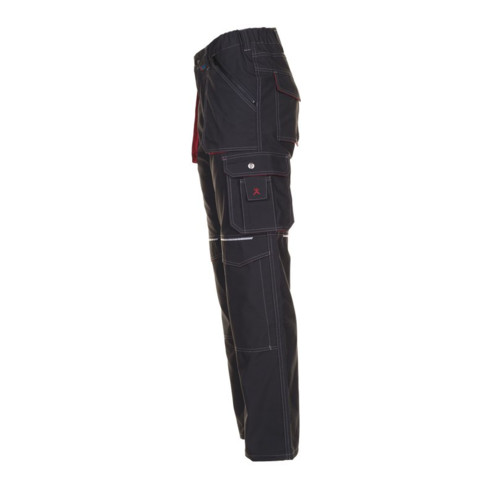 Planam Bundhose Basalt anthrazit/rot