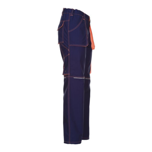 Planam Bundhose Basalt Neon marine/orange